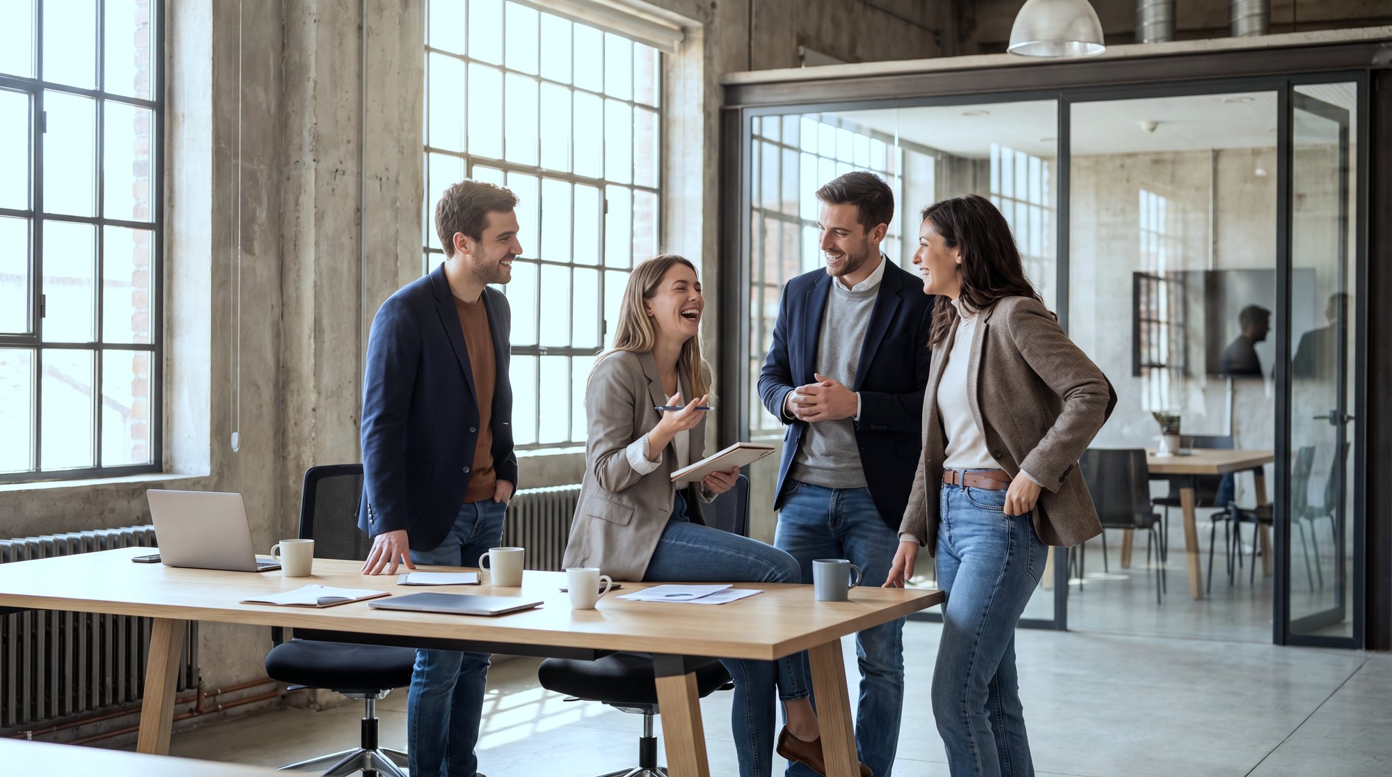 Beraterteam von W&P im Büro
